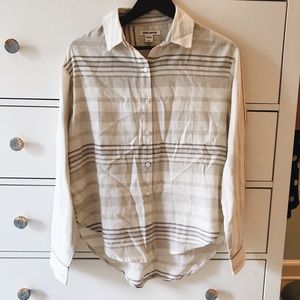 *BRAND NEW* Neutral stripe button down